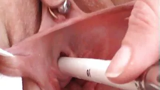 උණුසුම් gf සහ ගැඹුරු උගුර